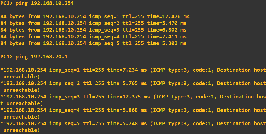 pingfailed